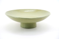Schaaltje op voet kleur Matcha green 17.5cm