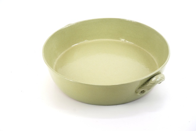 Ovenschaal schroef ø 24cm in Matchagreen