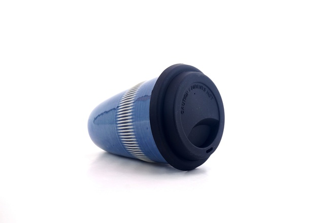 Cup TO-GO in Jeans kleur glazuur