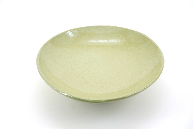 Schaaltje op voet kleur Matcha green 17.5cm