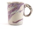 Mok Annabel in wit en rose glazuur