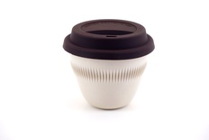 Cup TO-GO in Kiezel glazuur glans