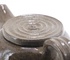 Theepot met transparant glazuur op grijze spikkelklei