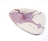 Dienblad Annabel in wit en rose glazuur