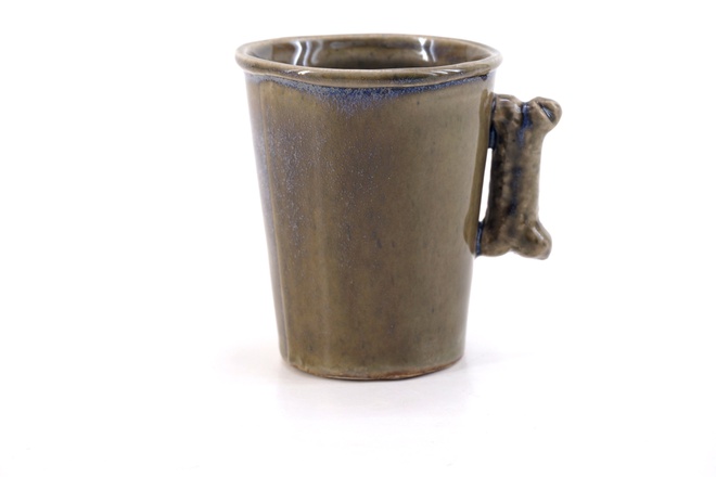 Koffiemok Blijvertje voor de hondenliefhebber in Lorenzo glazuur