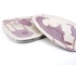 Dienblad Annabel in wit en rose glazuur