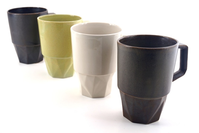Geomotto beker 30cl Matcha Green met oor