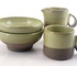 Goccia kom matcha green glazuur