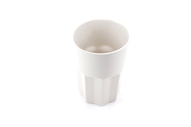 015Beker kleur Winterwit glans