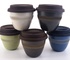 Cup TO-GO in Jeans blue glazuur