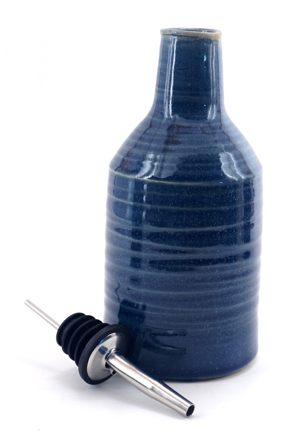 Oliefles blauw